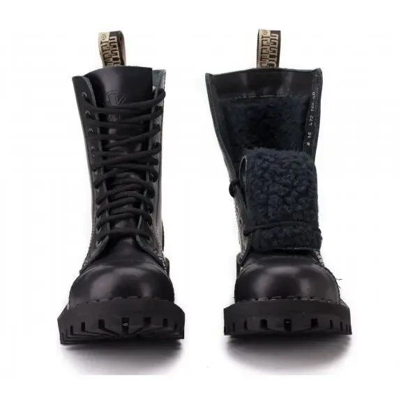 Черевики Steel 105-106-OCW Black з хутром 36, 37, 38, 39, 40 «Теплий Комфорт»